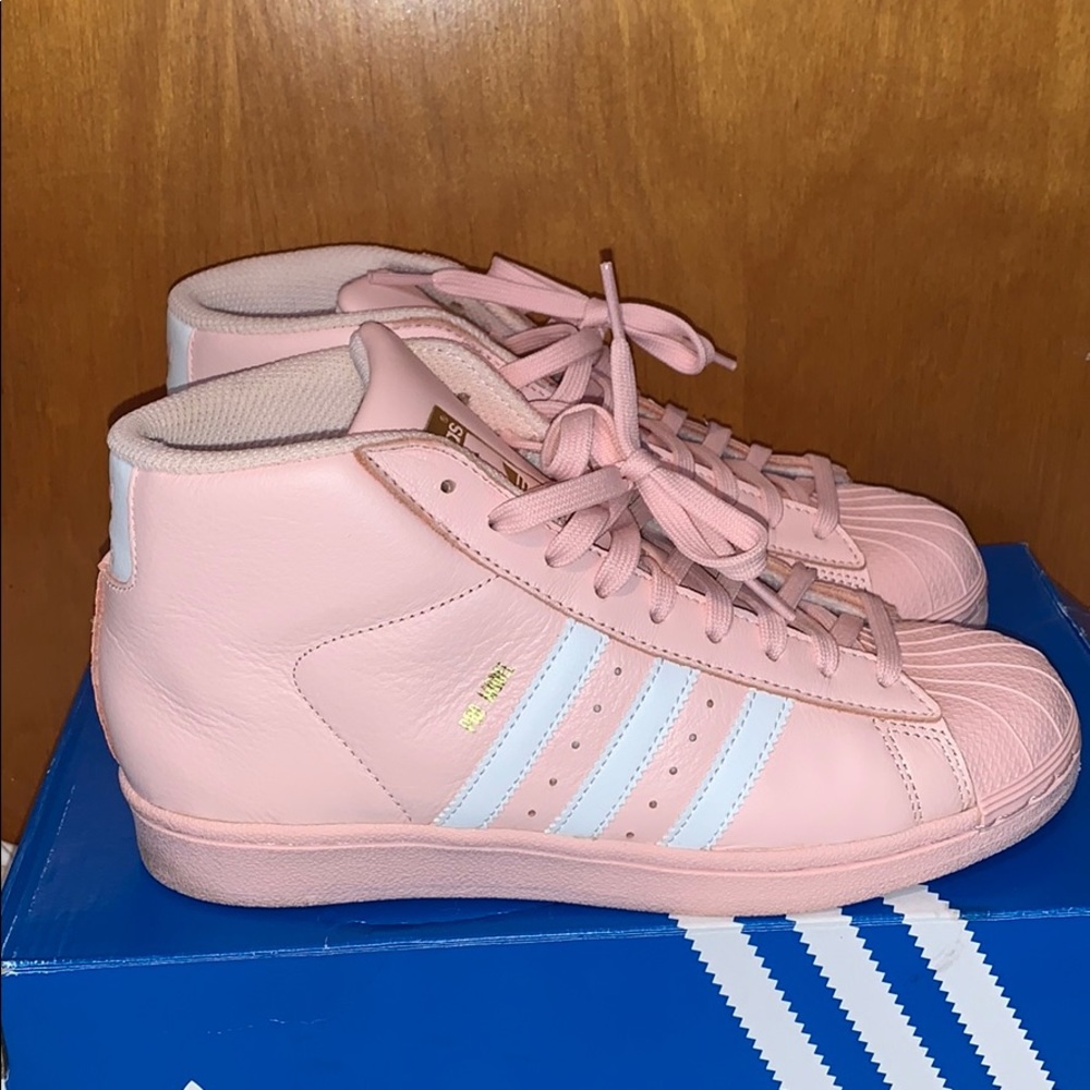 Pink adidas PRO MODEL J